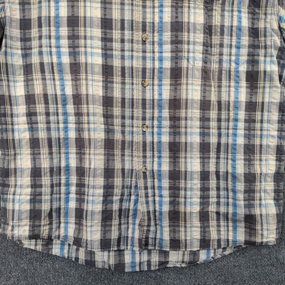Moose Creek Button Up Shirt Mens Size 2XL Short Sleeve Multicolor Plaid Cotton - Picture 4 of 11